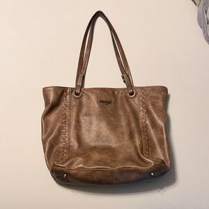 Wrangler Brown Leather-Conceal Carry  Tote